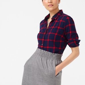 NWT J crew boyfriend flannel Size small.